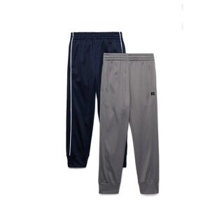 Russell Athletic Boy's Pull-On Tricot Jogger Pants, 2-Pack, Size 8 NEW